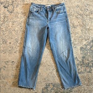 Flying Monkey Blue Ankle Cropped Jeans